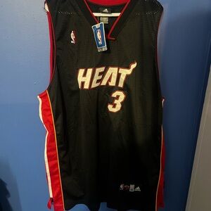 Adidas Black and Red Sports Jersey